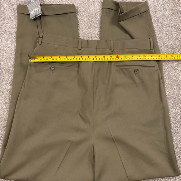 Vintage 100% Wool Dress Pants T34 – Pleated Front, Classic Fit, New With Tags - Picture 4 of 4